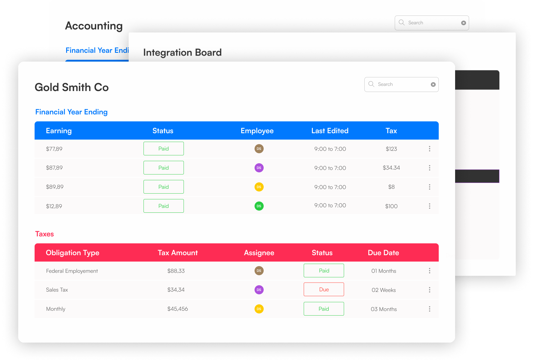 accounting banner